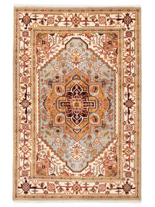 Indian Serapi Heritage 5'10" x 8'11" Hand-knotted Wool Rug 