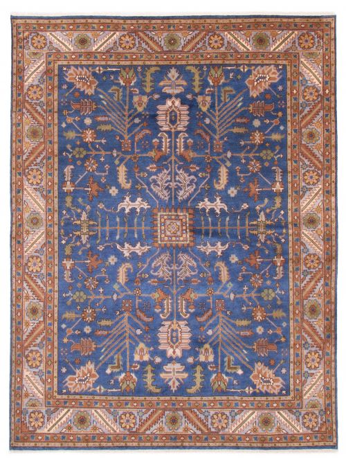 Indian Serapi Heritage 9'0" x 11'11" Hand-knotted Wool Rug 