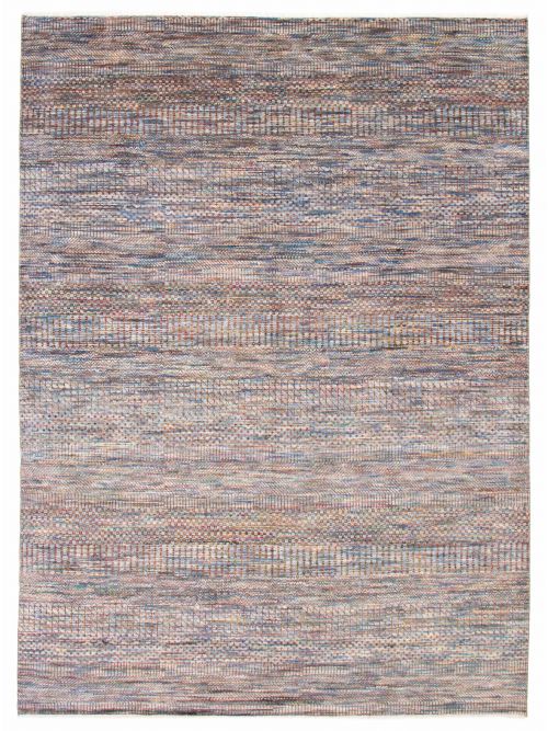 Indian Silk Shadow 9'2" x 12'3" Hand-knotted Viscose & Wool Rug 