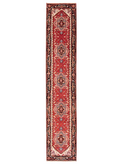 Indian Serapi Heritage 2'4" x 12'7" Hand-knotted Wool Rug 