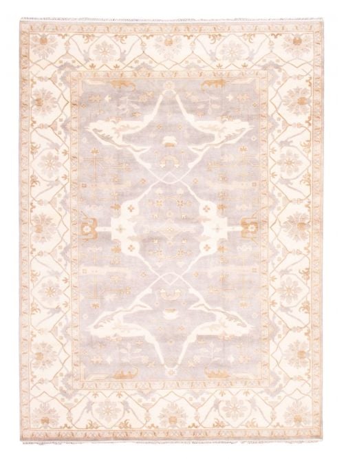 Indian Royal Oushak 9'11" x 13'11" Hand-knotted Wool Rug 