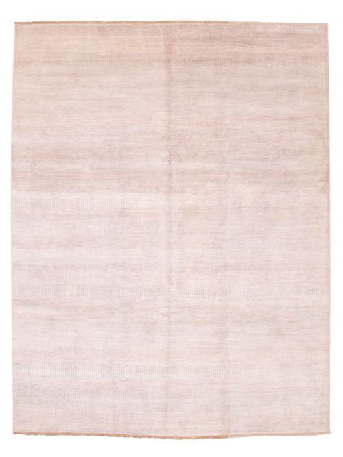 Indian Finest Silk Shadow 8'0" x 10'3" Hand-knotted Viscose & Wool Rug 