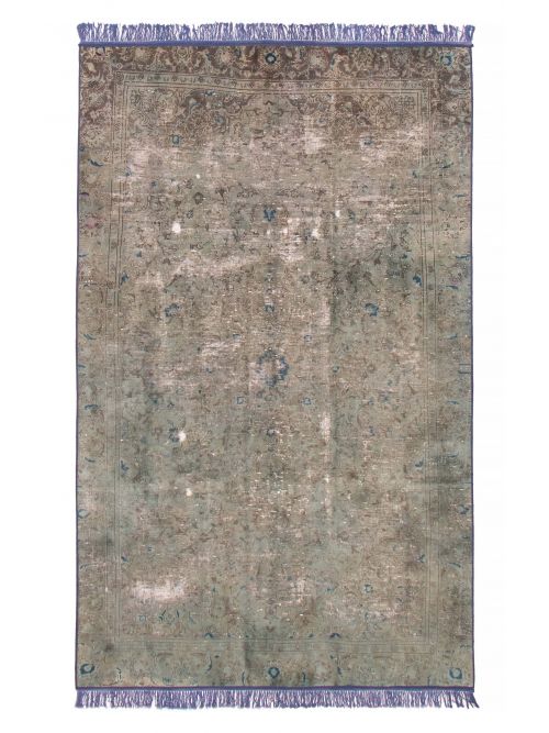 Persian Style 6'4" x 9'8" Hand-knotted Wool Rug 