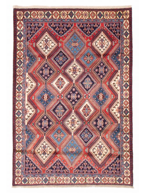 Persian Yalameh 5'3" x 7'10" Hand-knotted Wool Rug 