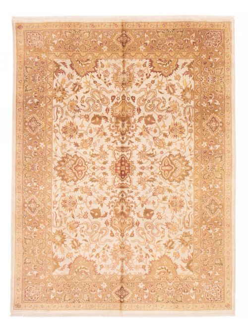 Indian Royal Mahal 9'1" x 11'7" Hand-knotted Wool Rug 