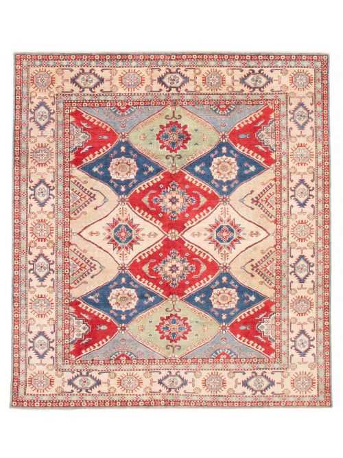 Afghan Finest Ghazni 8'2" x 8'9" Hand-knotted Wool Rug 
