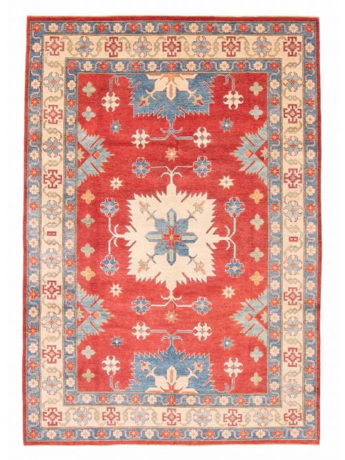 Afghan Finest Ghazni 8'0" x 11'8" Hand-knotted Wool Rug 