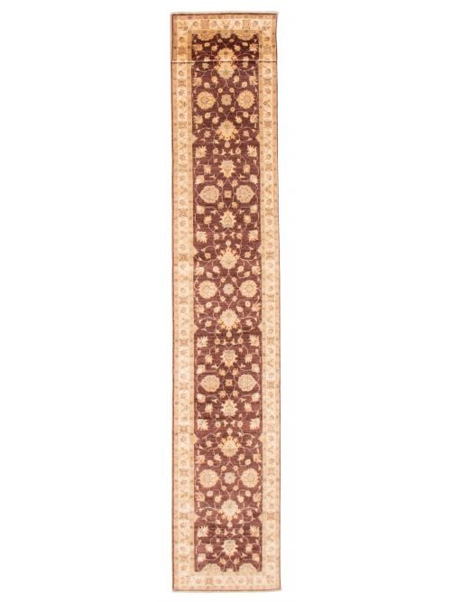 Afghan Chobi Finest 2'7" x 16'6" Hand-knotted Wool Rug 