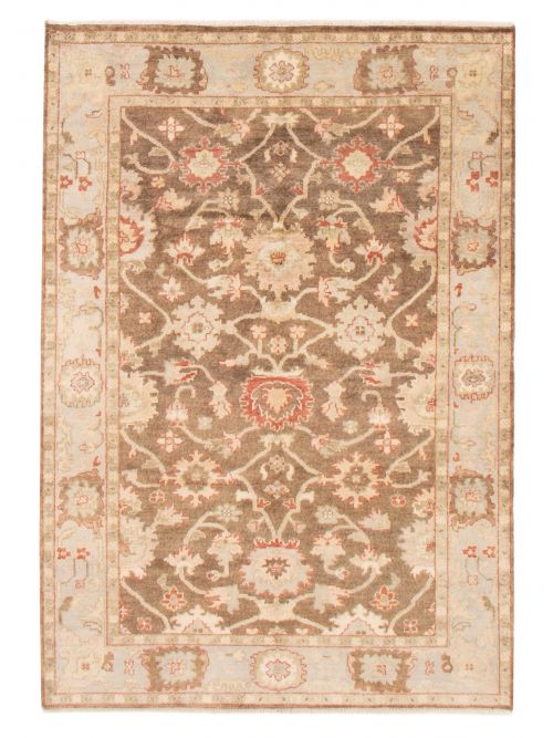 Indian Royal Oushak 6'2" x 8'9" Hand-knotted Wool Rug 