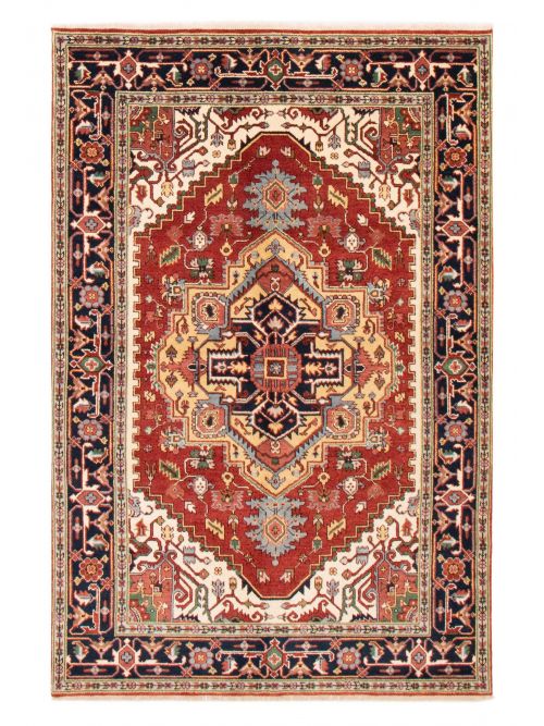 Indian Serapi Heritage 6'0" x 8'9" Hand-knotted Wool Rug 