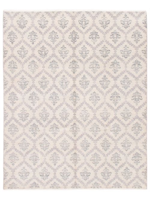 Indian Mystique 8'0" x 9'11" Hand-knotted Wool Rug 