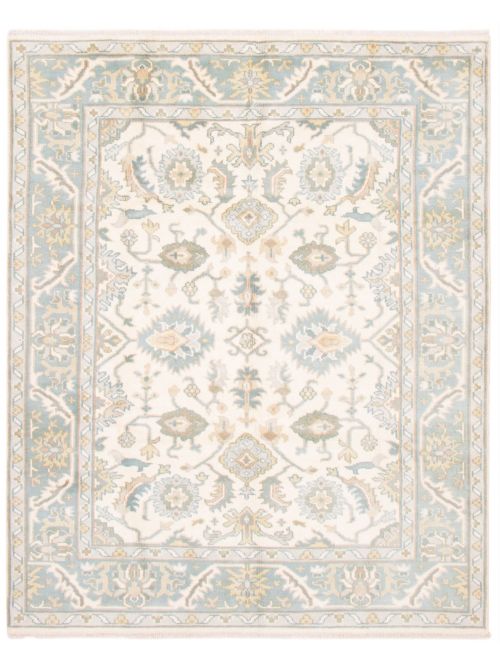 Indian Royal Oushak 8'2" x 10'2" Hand-knotted Wool Rug 