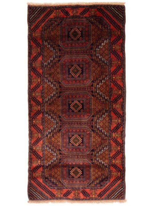 Afghan Royal Baluch 3'3" x 6'5" Hand-knotted Wool Rug 