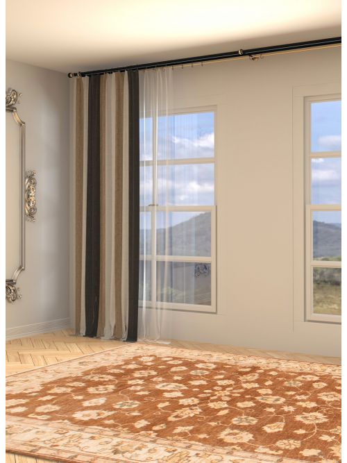 Afghan Chobi Finest 4'9" x 6'5" Hand-knotted Wool Rug 