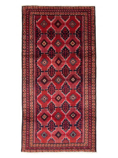 Afghan Royal Baluch 4'4" x 8'0" Hand-knotted Wool Rug 