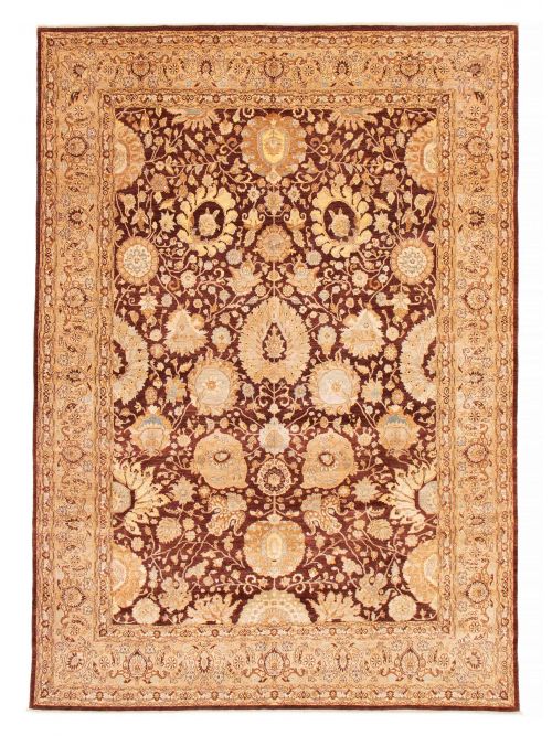 Pakistani Double Knot 9'1" x 12'4" Hand-knotted Wool Rug 