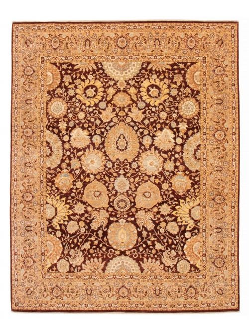 Pakistani Double Knot 8'0" x 10'5" Hand-knotted Wool Rug 