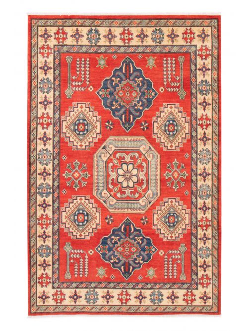 Afghan Finest Ghazni 5'5" x 8'3" Hand-knotted Wool Rug 