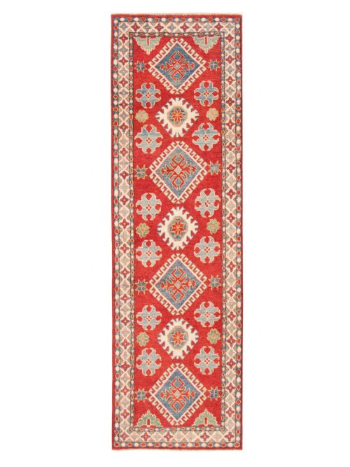 Afghan Finest Ghazni 2'7" x 8'9" Hand-knotted Wool Rug 