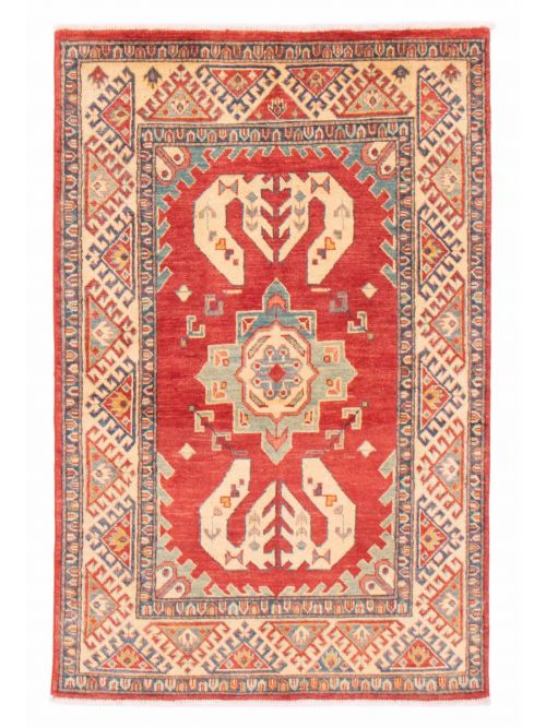 Afghan Finest Ghazni 3'9" x 5'7" Hand-knotted Wool Rug 