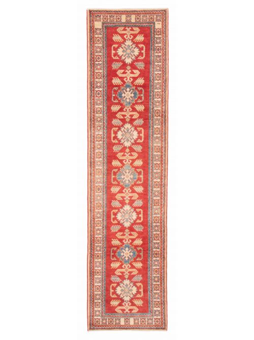 Afghan Finest Ghazni 2'9" x 10'5" Hand-knotted Wool Rug 