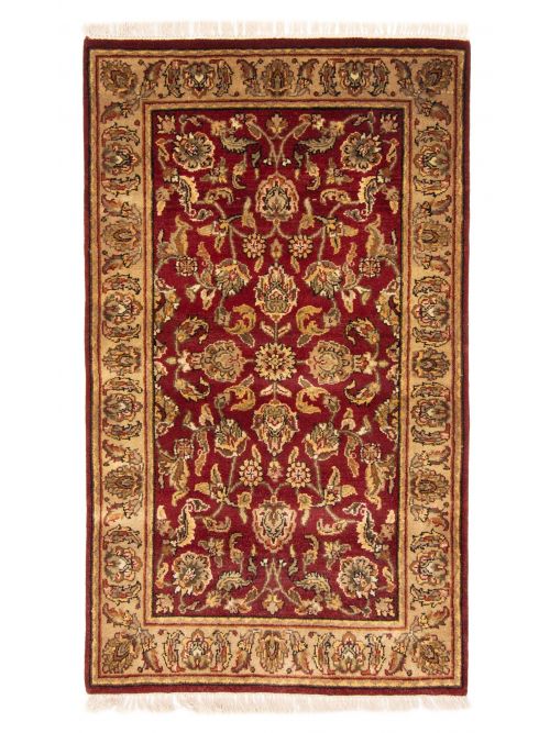 Indian Finest Agra Jaipur 3'1" x 5'1" Hand-knotted Wool Rug 