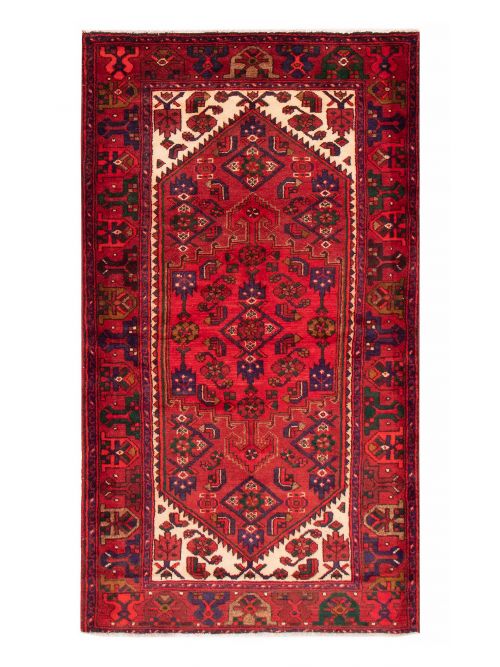 Persian Style 4'3" x 7'5" Hand-knotted Wool Rug 