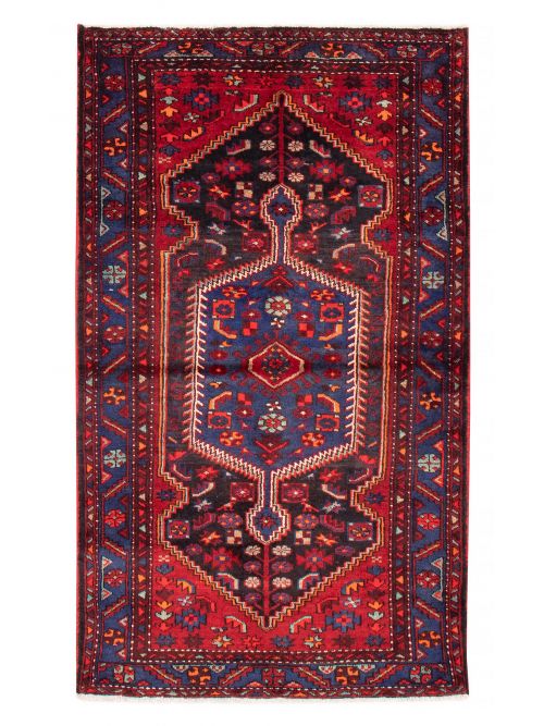 Persian Style 4'2" x 7'1" Hand-knotted Wool Rug 