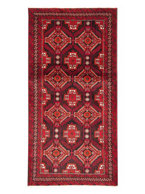 Afghan Royal Baluch 3'4" x 6'8" Hand-knotted Wool Rug 