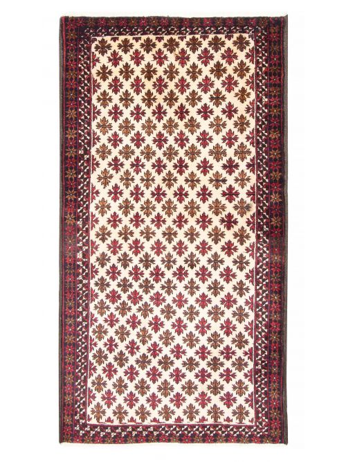 Afghan Royal Baluch 3'4" x 5'11" Hand-knotted Wool Rug 