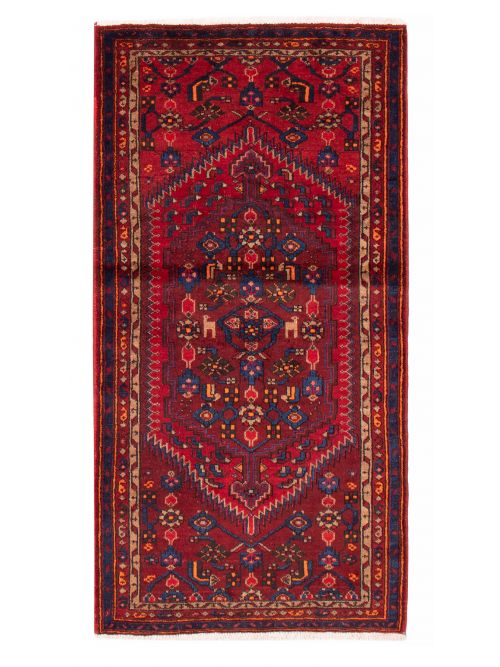 Persian Style 3'4" x 6'6" Hand-knotted Wool Rug 