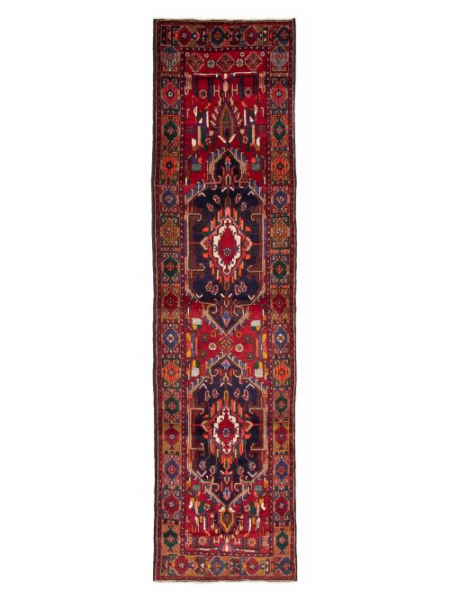 Persian Style 3'9" x 14'1" Hand-knotted Wool Rug 