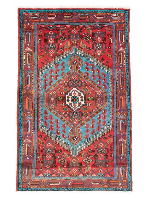 Persian Style 4'4" x 6'3" Hand-knotted Wool Rug 