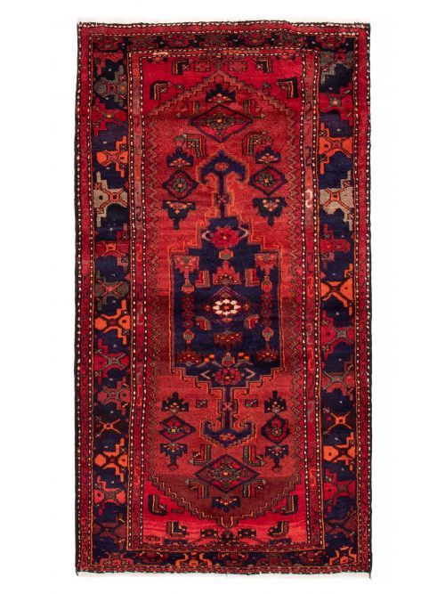 Persian Style 4'2" x 7'5" Hand-knotted Wool Rug 