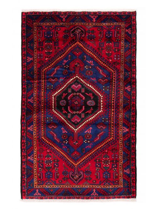 Persian Style 4'6" x 6'11" Hand-knotted Wool Rug 
