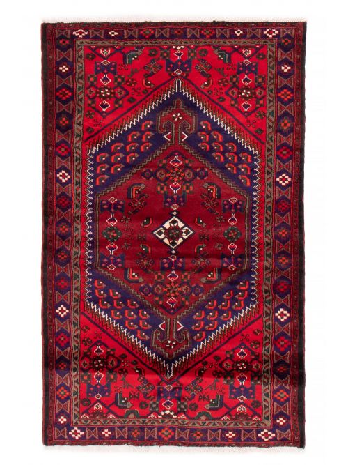 Persian Style 4'2" x 6'3" Hand-knotted Wool Rug 