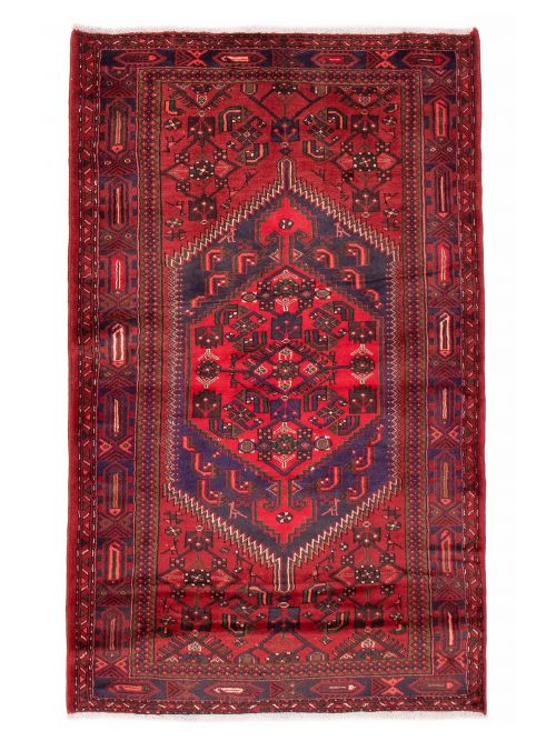 Persian Style 4'0" x 6'8" Hand-knotted Wool Rug 