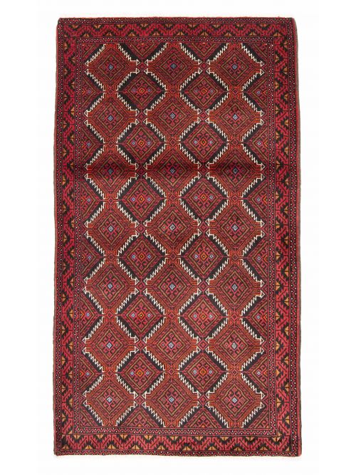 Afghan Royal Baluch 3'5" x 6'3" Hand-knotted Wool Rug 