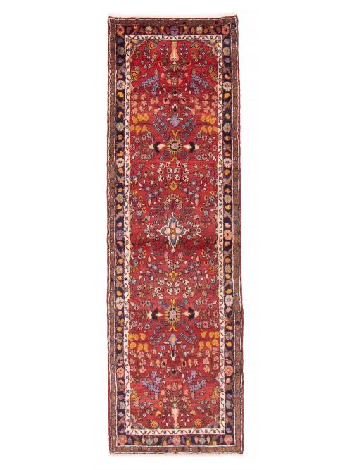 Persian Hamadan 2'8" x 8'8" Hand-knotted Wool Rug 