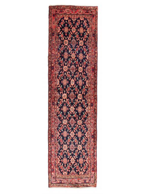 Persian Hamadan 2'8" x 8'11" Hand-knotted Wool Rug 
