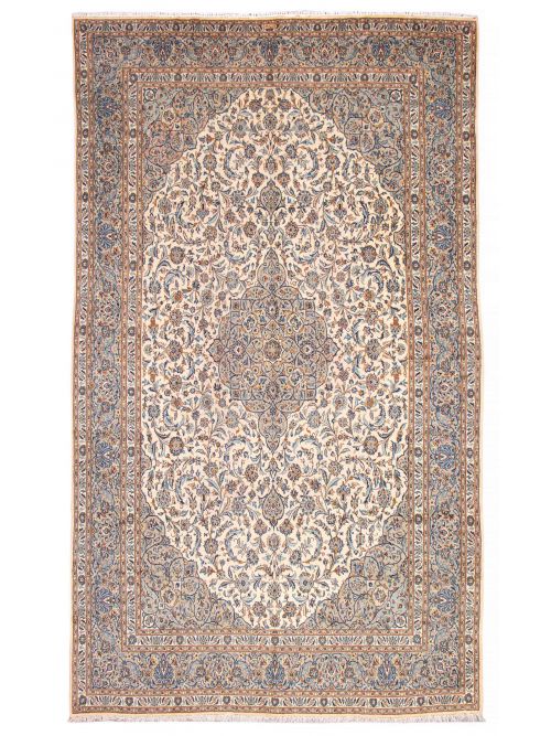 Persian Kashan 10'10" x 17'5" Hand-knotted Wool Rug 