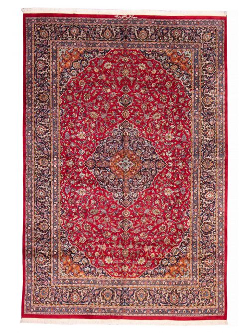 Persian Mashad 12'4" x 18'4" Hand-knotted Wool Rug 