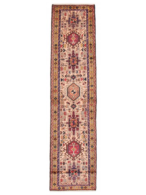 Persian Style 2'5" x 9'5" Hand-knotted Wool Rug 