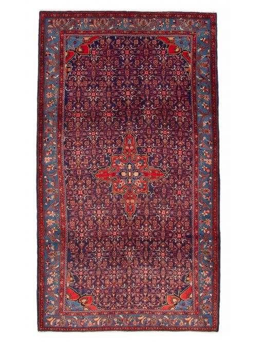 Persian Zanjan 5'6" x 9'5" Hand-knotted Wool Rug 