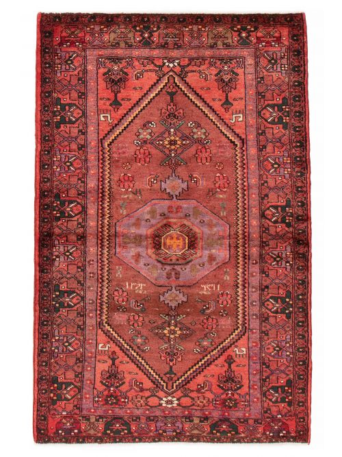 Persian Zanjan 4'7" x 7'0" Hand-knotted Wool Rug 