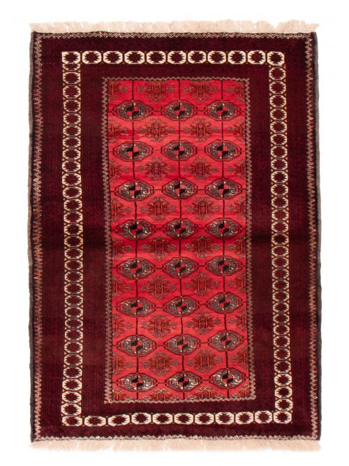Persian Turkoman 4'5" x 6'1" Hand-knotted Wool Rug 
