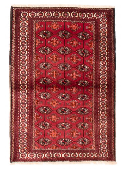 Persian Turkoman 4'4" x 6'1" Hand-knotted Wool Rug 