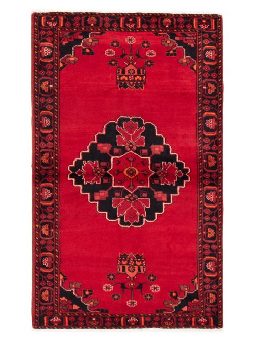 Persian Style 4'3" x 7'0" Hand-knotted Wool Rug 