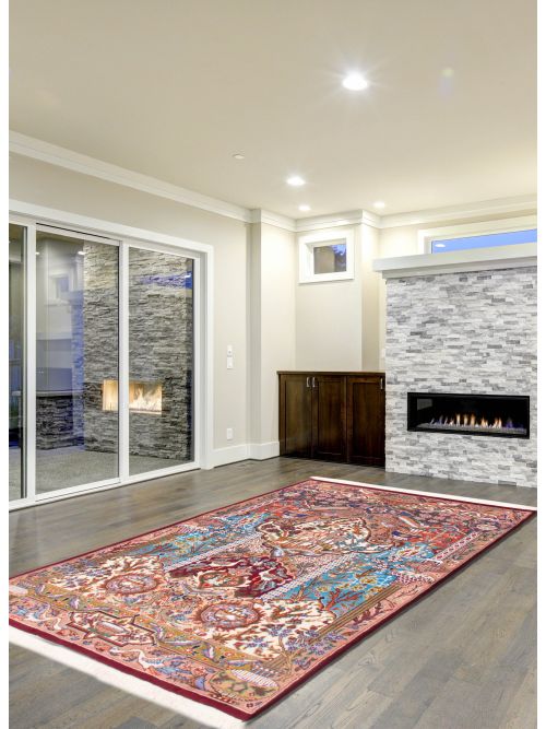 Persian Kashmar 3'11" x 7'3" Hand-knotted Wool Rug 