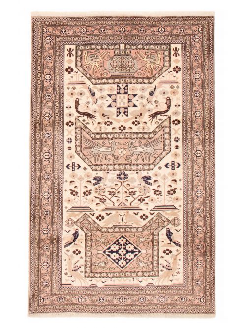 Persian Ardabil 5'5" x 8'7" Hand-knotted Wool Rug 